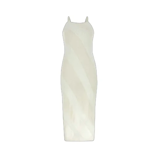 Gimaguas Fuzzy Two-Toned Sleeveless Dress