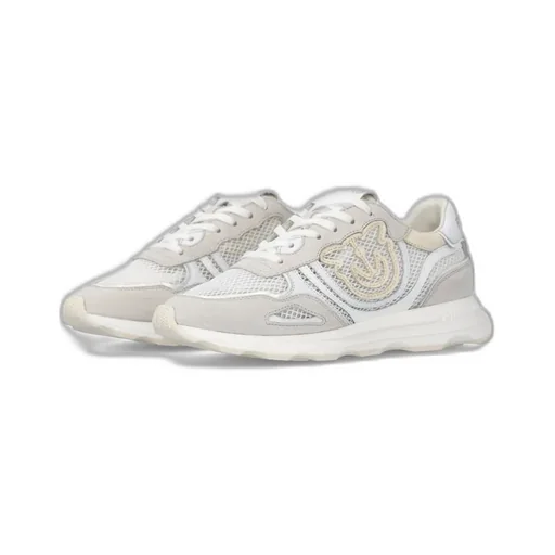 Pinko Logo Patch Lace-Up Sneakers