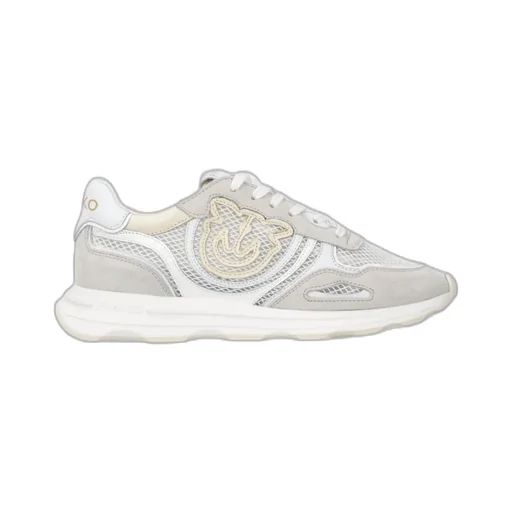Pinko Logo Patch Lace-Up Sneakers