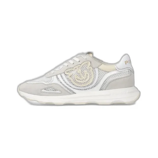 Pinko Logo Patch Lace-Up Sneakers