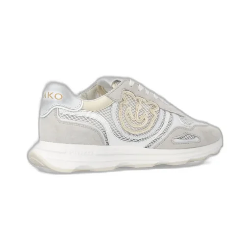 Pinko Logo Patch Lace-Up Sneakers