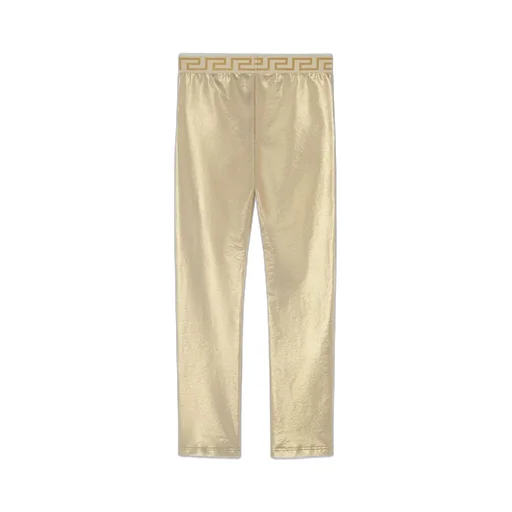 Metallic High-Waisted Leggings