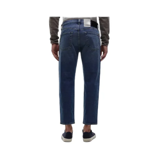 Straight-Leg Washed Jeans