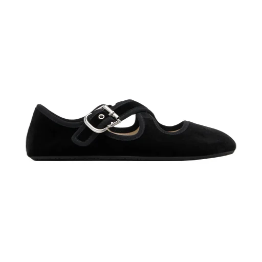 Velvet Ballet Flats