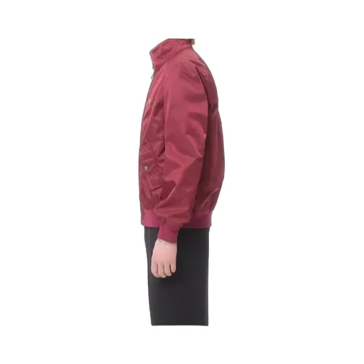 Valentino Logo Patch Zip-Up High Neck Jacket