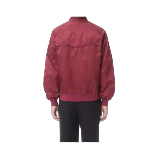 Valentino Logo Patch Zip-Up High Neck Jacket