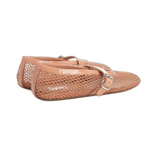 Alaa Fishnet Ballet Flats