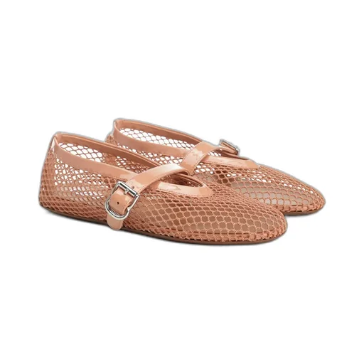 Alaa Fishnet Ballet Flats