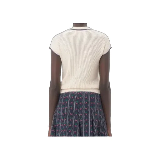 Valentino	Bow Detailed Short-Sleeved Jumper