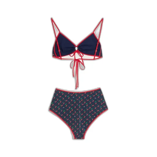 Valentino Vlogo Signature Cherryfic Printed Bikini Set