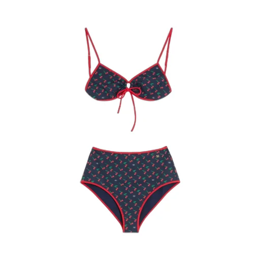 Valentino Vlogo Signature Cherryfic Printed Bikini Set