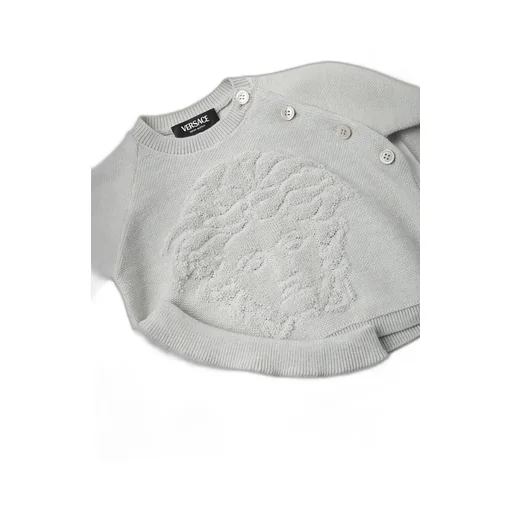 Embroidered-Logo Trousers Set
