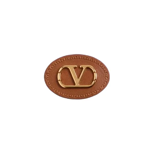 Valentino Logo Patch Zip-Up High Neck Jacket
