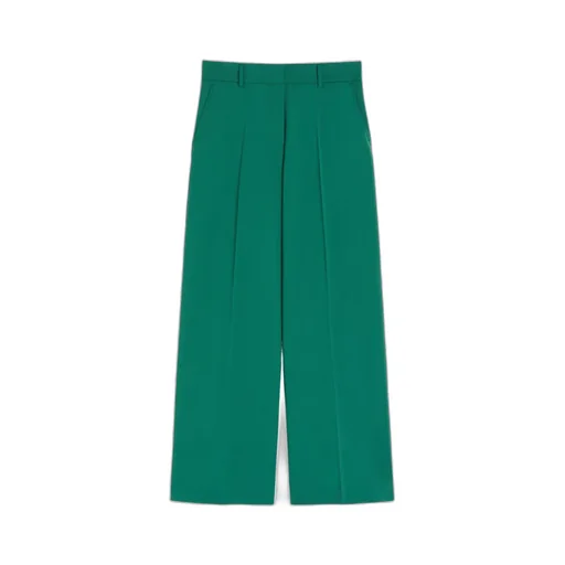 Wool Palazzo Trousers