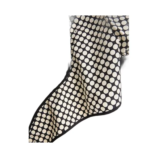 Printed Polka Dot Poplin Top