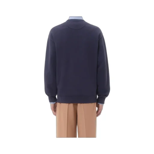 Cotton Sweatshirt With Vg Patch