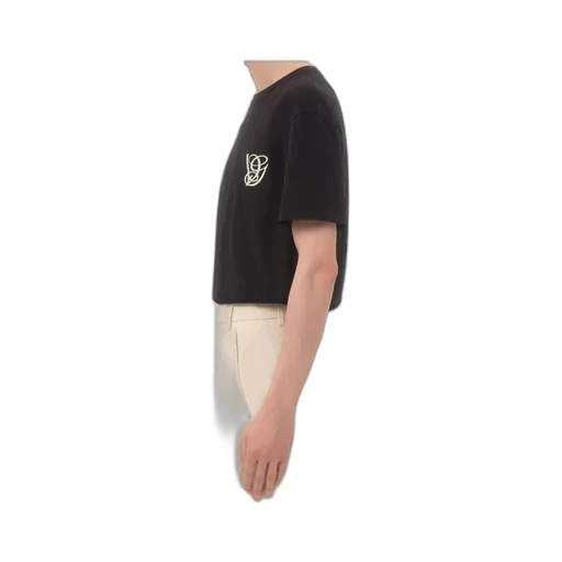 Valentino Vg Logo Embroidered Crewneck T-Shirt