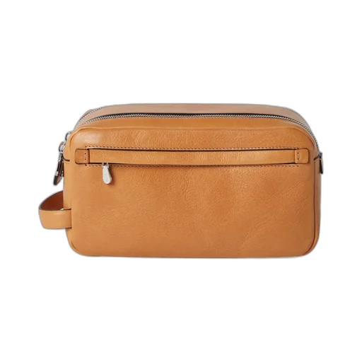 Brunello Cucinelli Double Zipper Beauty Case