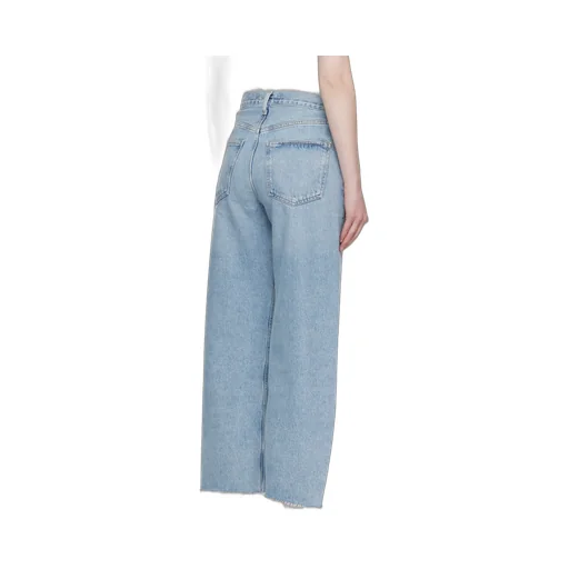 Low Curve Fray Jeans