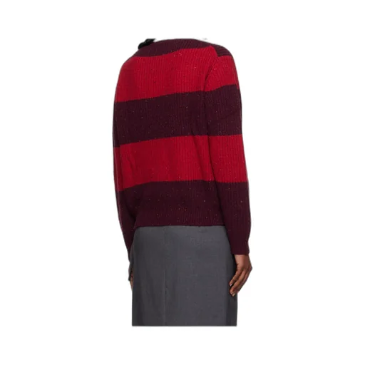 Dunst Ribbed Striped Polo Knitwear