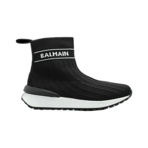 Balmain Kids Round Toe Sports Shoes