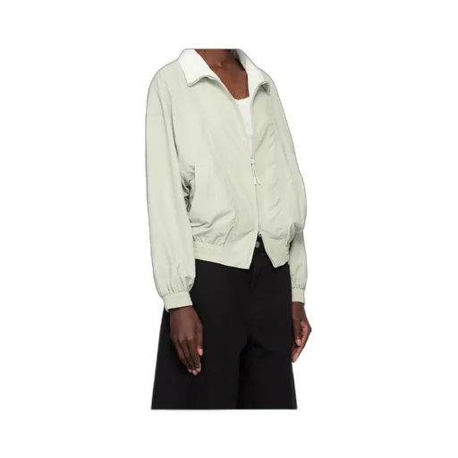 Khaki Blocking Wind Breaker Jacket