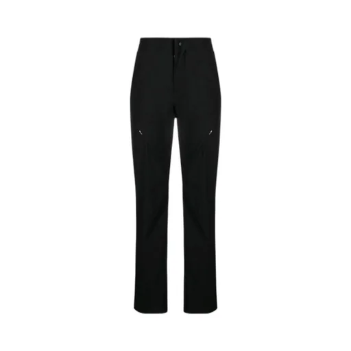 High-Waist Tapered-Leg Trousers