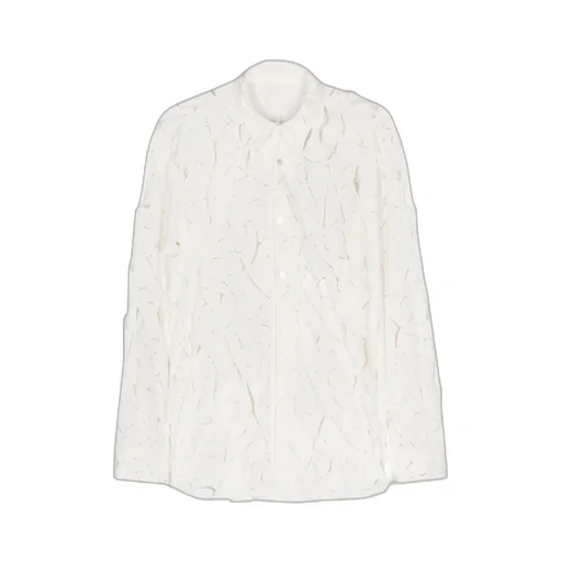 Cut-Out Detail Long-Sleeve Shirt