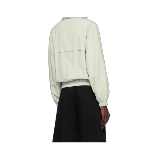 Khaki Blocking Wind Breaker Jacket