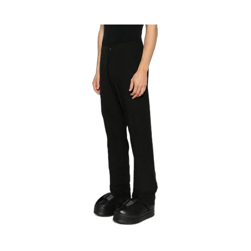 High-Waist Tapered-Leg Trousers