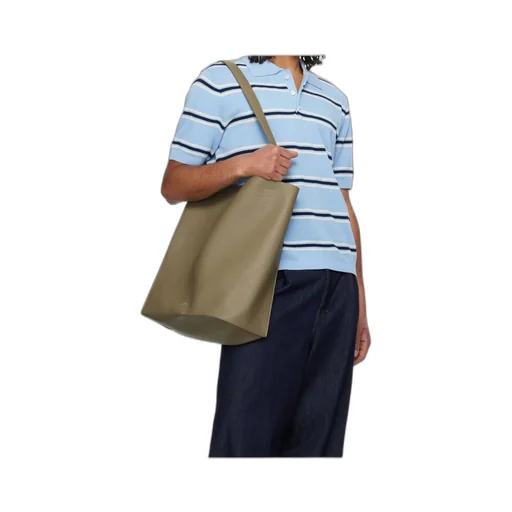Dunst Striped Polo Shirt With Ribbed Edges