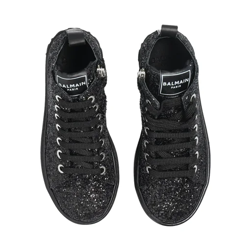 Balmain Kids Embellished Sports Shoes