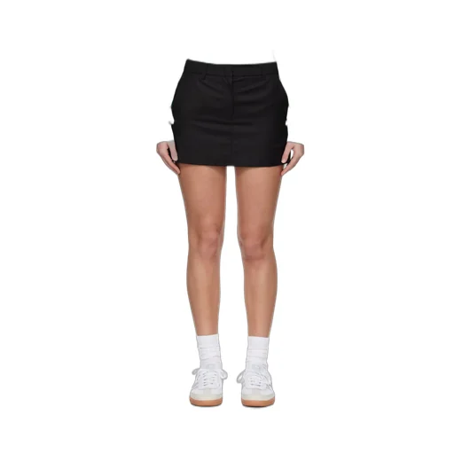 Black Micro Miniskirt