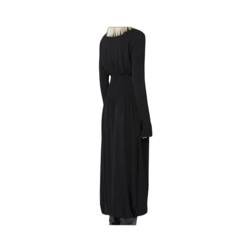 Knitted-Insert Dress