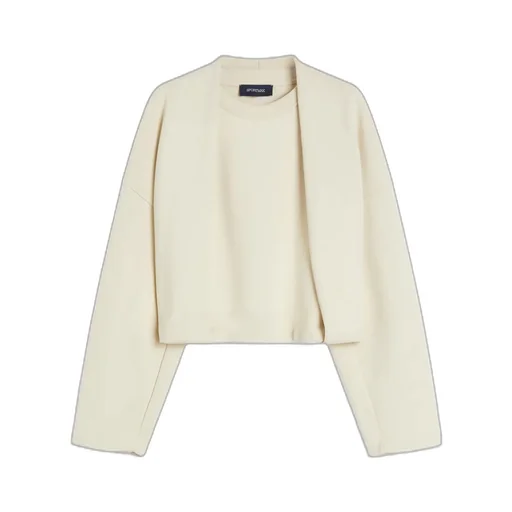 Soft Sweatshirt With Double-Layer Effect