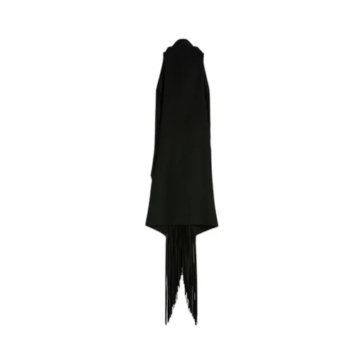 Long Double-Faced Pure Wool Dress - Runway