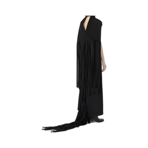 Long Double-Faced Pure Wool Dress - Runway