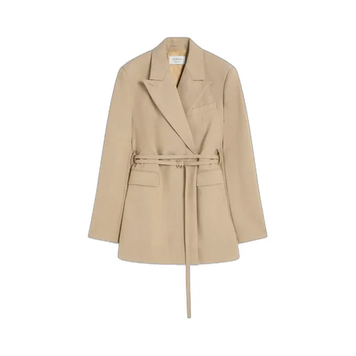 Long Double-Breasted Blazer