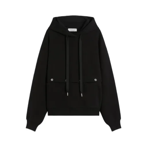 Sportmax Long-Sleeved Drawstring Hoodie