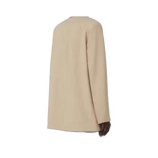 Long Double-Breasted Blazer