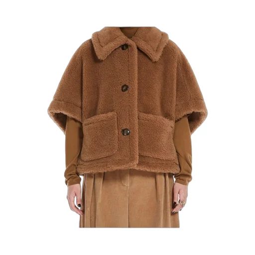 Max Mara Newterzo Button-Up Short-Sleeved Coat