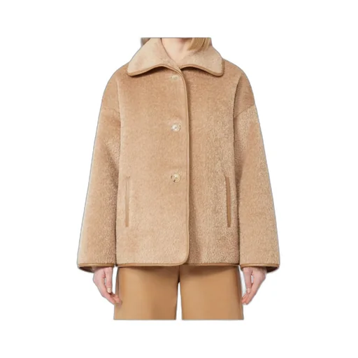 Max Mara Studio Long-Sleeved Button-Up Jacket