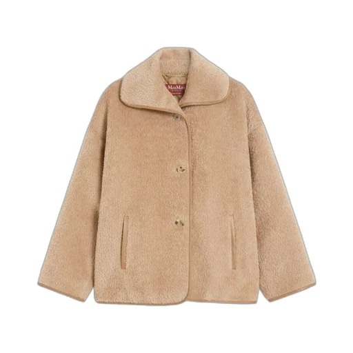 Max Mara Studio Long-Sleeved Button-Up Jacket