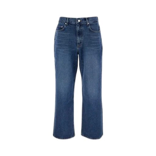 Dunst Five Pocket Jeans With Logo Patch