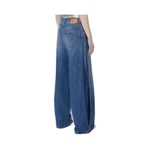 Sportmax Logo-Patch Wide-Leg Jeans