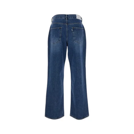 Dunst Five Pocket Jeans With Logo Patch