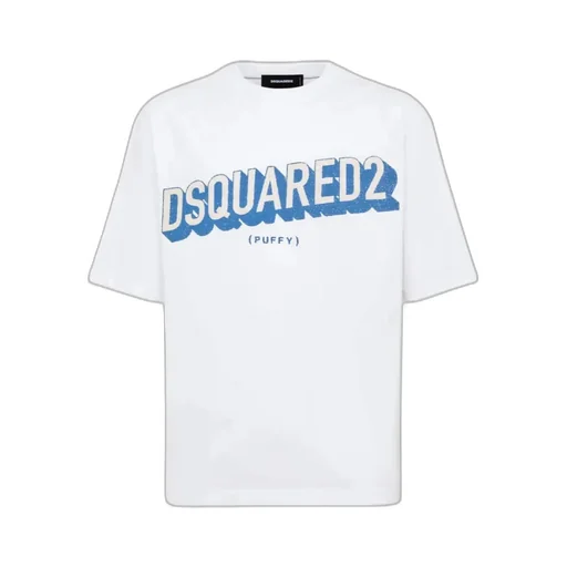Dsquared2 Logo Printed Crewneck T-Shirt