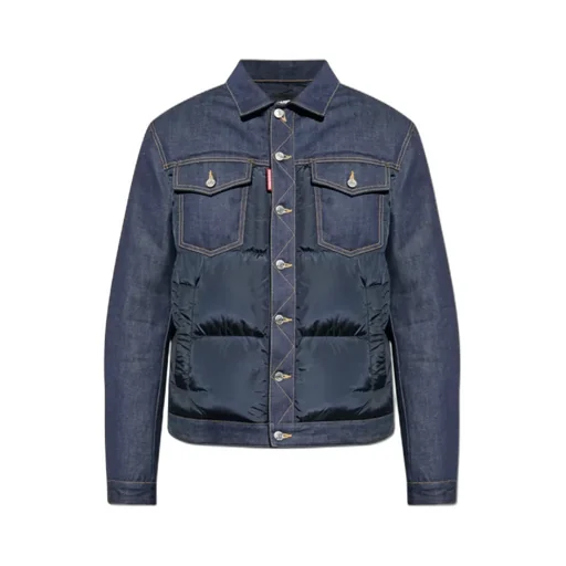 Dsquared2 Hybrid Puffer Denim Jacket