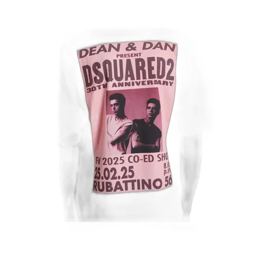 Dsquared2 Graphic Printed Crewneck T-Shirt