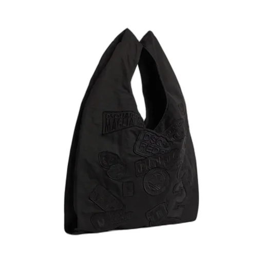 Dsquared2 Logo Patch Shopping Bag
